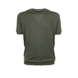 PEOPLE OF SHIBUYA Men's Lightweight Knit Short Sleeve Sweater Top Men MILITARY